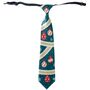 Krawatte Weihnachten Tannengr�n mit Weihnachtskugeln 45 cm lang f�r Herren