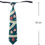 Krawatte Weihnachten Tannengr�n mit Weihnachtskugeln 45 cm lang f�r Herren