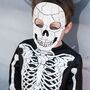 Halloween Skelett Kost�m Glow in the Dark mit Maske f�r Kinder