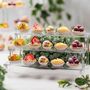 Tortenst�nder Cupcake Treppe 3-stufig transparentes Acrylglas f�r Geburtstag Hochzeit