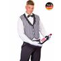 Butler Kost�m Diener James mit Fliege und Handschuhen f�r Herren