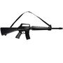 Spielzeug Sturmgewehr Schwarz 71cm lang M118 Metallgeh�use 8 Schuss