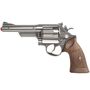Revolver Polizei Silber Braun Magnum Pistole 26,5 cm Metallgeh�use 12 Schuss