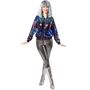 Disco Kost�m Paillettenjacke Blau Lila 80er 90er f�r Damen