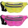 Bauchtasche Neon Pink Festival Tasche Kostm-Zubehr 80er 90er fr Erwachsene