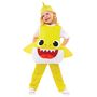 Baby Shark Kost�m kleiner Hai Gelb f�r Kinder