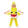 Baby Shark Kost�m kleiner Hai Gelb f�r Kinder