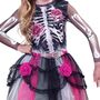 La Catrina Kost�m Tag der Toten Halloween Skelett Kleid und Kopfschmuck f�r Kinder