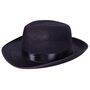 Hut Gangster Al Capone Schwarz KW 60 cm f�r Erwachsene 