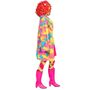 90er Jahre Kost�m Fluffy Rainbow Jacke Disco Bird f�r Damen