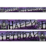 Wednesday Happy Birthday Banner 200 x 18,5 cm Party-Zubeh�r Deko