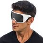 Futuristische Brille XXL Space-Brille mit wei�em Rahmen 15 x 16 cm f�r Erwachsene