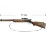 Western Gewehr Silberb�chse Braun Antik 77 cm lang Cowboy 12-Schuss-Gewehr