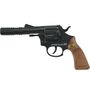 Polizei Pistole Interpol 38 mit Schalld�mpfer 23 cm lang inkl. 144 Schuss