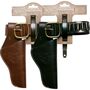 Cowboy G�rtel verstellbar aus Kunstleder & Metall inkl. Holster