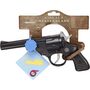 Pistole Junior 200 Schwarz 21 cm Polizei Cowboy inkl. 1200 Schuss Munition