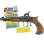 Pistole Derringer Pirat 21,5 cm Vintage-Look Freibeuter inkl. 100 Schuss
