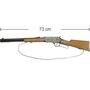 Cowboy Gewehr Sheriff Captain Walker 73 cm Braun Grau inkl. 208 Schuss