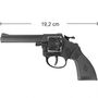 Spielzeug-Pistole Schwarz 19,2 cm Agent Jerry Cowboy Revolver 8-Schuss-Pistole