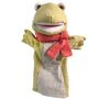 Handpuppe Frosch Quacki mit Schal 26 cm Pl�schtier Puppen- und Kasperletheater