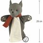 Handpuppe Wolf mit Schal 29 cm Pl�schtier Puppen- und Kasperletheater