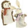 Hochwertiges Handpuppen-Set Hase & Igel f�r Puppen- und Kasperletheater