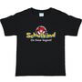 Schulkind T-Shirt Die Reise beginnt Schwarz f�r Kinder