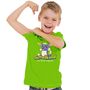 Schulkind T-Shirt Die Reise beginnt Gr�n mit Fantasie-Tier f�r Kinder