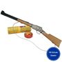 Western Gewehr 73 cm Kansas Kid Braun Schwarz inkl. 1200 Schuss Munition