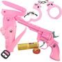 Pride Western-Set Pink Pistole Kadett 912 Handschellen G�rtel mit Holster inkl. 1200 Schuss Munition