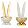 Eierbecher Hase Metall Osterhase 10 cm gedeckter Tisch Ostern