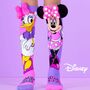 Lustige Minnie & Daisy Socken Pink Lila mit 3D-Effekt f�r Kinder und Erwachsene
