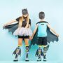Lustige Batman Socken Superheld mit 3D-Umhang f�r Kinder und Erwachsene