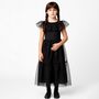 Halloween Gothic Kleid Schattenprinzessin Schwarz Mitternachtsball f�r Kinder