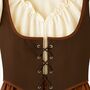 Mittelalter Kost�m Magd Hedwig Kleid mit Haube f�r Damen