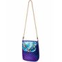 Meerjungfrauen Handtasche Mermaid Tasche Korallenriff Blau Lila f�r Damen