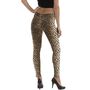 Leoparden Leggings Leo-Look Katze Braun f�r Damen