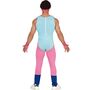 Aerobic Anzug Pump & Protz Retro Gymnastikanzug 80er f�r Herren