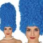 Per�cke Blau Hochsteckfrisur Madame Mega-M�hne 40 cm Comic-Style f�r Damen