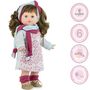 Puppe Ria 42 cm mit langen braunen Haaren Schlafaugen & Weichk�rper f�r Kinder