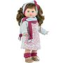 Puppe Ria 42 cm mit langen braunen Haaren Schlafaugen & Weichk�rper f�r Kinder