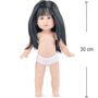 Puppe Sia Misaki 30 cm mit langen schwarzen Haaren und Vinylk�rper f�r Kinder