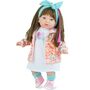 Puppe Nora 45 cm mit langen braunen Haaren & Weichk�rper f�r Kinder