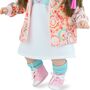 Puppe Nora 45 cm mit langen braunen Haaren & Weichk�rper f�r Kinder