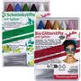 Bio Glitter Schminkstifte Set 5 Farben & Spitzer Naturkosmetik ohne Mikroplastik