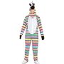 Zebra Kost�m Rainbow Zottel Bunt gestreift f�r Herren