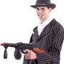 Spielzeug Maschinengewehr Gangster Mafia 70 cm lang Schwarz Kost�m-Zubeh�r