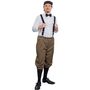 Knickerbocker Hosen Braun gestreift 20er Jahre f�r Herren