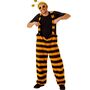 Bienen Latzhose Sumse Sunny Schwarz Gelb Gestreift f�r Erwachsene 