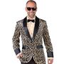 Pimp Kost�m Sakko Leo-Look Tierprint Sheeba f�r Herren